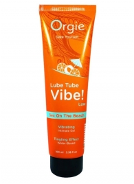 Гель с эффектом вибрации Lube Tube Vibe Low Sex On The Beach - 100 мл. - ORGIE - купить с доставкой в Ачинске