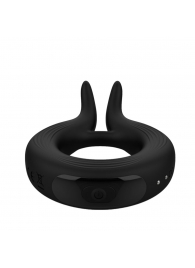 Черное эрекционное кольцо Marry Me Rechargeable Vibrating Cockring - Adrien Lastic - в Ачинске купить с доставкой