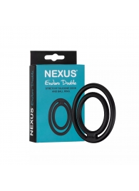 Черное двойное эрекционное кольцо Nexus Enduro Double - Nexus Range - в Ачинске купить с доставкой