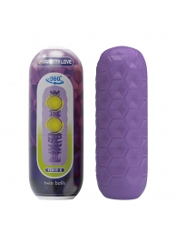 Фиолетовый мастурбатор Venus-X Twin balls - Baile - в Ачинске купить с доставкой