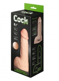 Телесный фаллоудлинитель с мошонкой Cock Next - 17 см. - LOVETOY (А-Полимер) - в Ачинске купить с доставкой