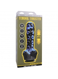 Черно-синяя мини-машина на присоске Tendril Thruster - 21,6 см. - Doc Johnson - купить с доставкой в Ачинске