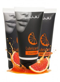 Набор из 3 съедобных лубрикантов JUJU со вкусом грейпфрута - JuJu - купить с доставкой в Ачинске