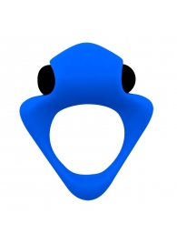 Синее эрекционное кольцо Wooomy Tribeс с вибрацией - Adrien Lastic - в Ачинске купить с доставкой