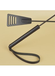 Черный кожаный стек «Сириус» - 60 см. - Sitabella - купить с доставкой в Ачинске