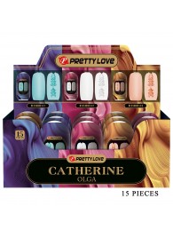 Набор из 15 мастурбаторов Catherine Olga - Baile - в Ачинске купить с доставкой
