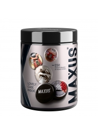 Черные утолщенные презервативы MAXUS Extra Strong с железным кейсом - 15 шт. - Maxus - купить с доставкой в Ачинске