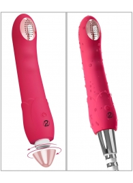 Малиновая насадка на душ с вибрацией Showers to orgasm - 20,1 см. - Orion - купить с доставкой в Ачинске