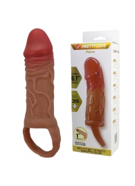 Реалистичная насадка на член Peirre - 15,5 см. - Baile - в Ачинске купить с доставкой