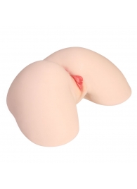 Мастурбатор-полуторс с двойным слоем материала Jenny Onahole Real Hips - KOKOS - в Ачинске купить с доставкой