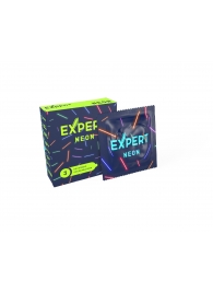 Светящиеся в темноте презервативы Expert Neon - 3 шт. - Expert - купить с доставкой в Ачинске
