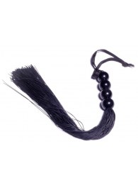 Черная силиконовая плеть - 37 см. - Boys of Toys - купить с доставкой в Ачинске