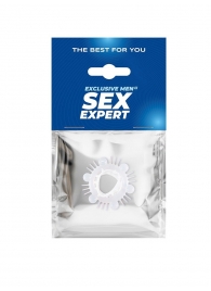 Стимулирующая насадка на пенис с несколькими видами рельефа - Sex Expert - в Ачинске купить с доставкой