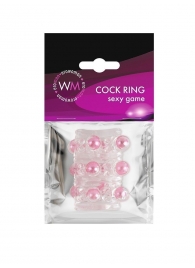 Прозрачная сквозная насадка на пенис с цветными шариками - Erowoman-Eroman - в Ачинске купить с доставкой