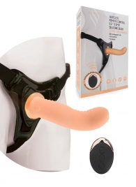 Женский вибрострапон со съемной насадкой и пультом ДУ - Erokay - купить с доставкой в Ачинске