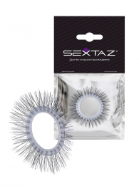 Круглое эрекционное кольцо с «ресничками» - Sextaz - в Ачинске купить с доставкой