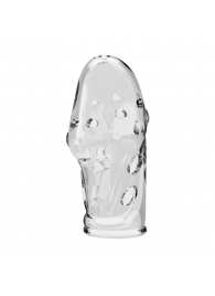 Прозрачная насадка на пенис Booker - 8 см. - Baile - в Ачинске купить с доставкой