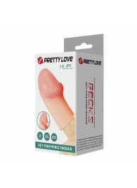 Телесная насадка на пенис Huel - 9 см. - Baile - в Ачинске купить с доставкой