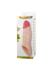 Телесная удлиняющая насадка на пенис Darnel - Baile - в Ачинске купить с доставкой