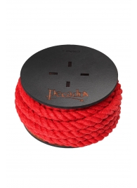 Красная веревка для шибари на катушке - 5 м. - Pecado - купить с доставкой в Ачинске