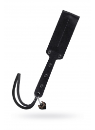 Черный кожаный пэддл - 32 см. - Pecado - купить с доставкой в Ачинске