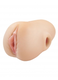 Телесный мастурбатор-вагина Pussy Pounder Squeeze Stroker - Pipedream - в Ачинске купить с доставкой