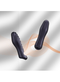 Сливовая силиконовая насадка на пенис с подхватом Manwan Ryzer - Manwan - в Ачинске купить с доставкой