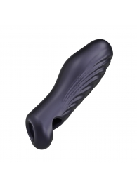 Сливовая силиконовая насадка на пенис с подхватом Manwan Ryzer - Manwan - в Ачинске купить с доставкой