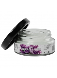 Массажная свеча «Сирень» - 50 мл. - SGAN - купить с доставкой в Ачинске