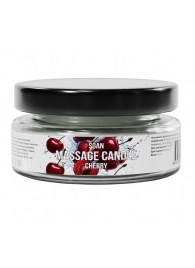 Массажная свеча «Спелая вишня» - 50 мл. - SGAN - купить с доставкой в Ачинске