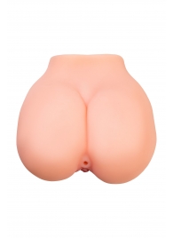 Реалистичный мастурбатор в форме попки с 2 любовными входами - No Name - в Ачинске купить с доставкой