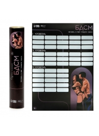 Плакат для двоих со скретч-слоем «БДСМ» - Сима-Ленд - купить с доставкой в Ачинске