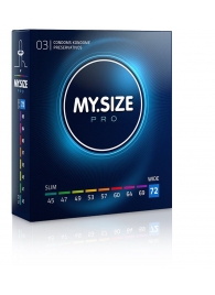 Презервативы MY.SIZE размер 72 - 3 шт. - My.Size - купить с доставкой в Ачинске