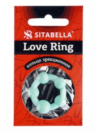 Цветное эрекционное кольцо с 5 бусинами Love Ring - Sitabella - в Ачинске купить с доставкой