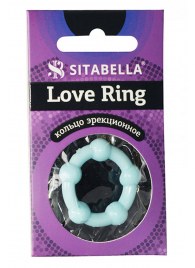 Цветное эрекционное кольцо Love Ring с бусинами - Sitabella - в Ачинске купить с доставкой