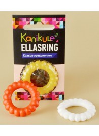 Цветное рельефное эрекционное кольцо Ellasring - Sitabella - в Ачинске купить с доставкой