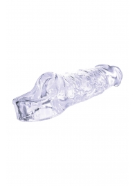 Прозрачная насадка-удлинитель Length Enhancer с подхватом - 16 см. - NMC - в Ачинске купить с доставкой
