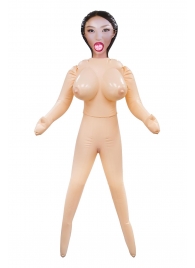Телесная надувная секс-кукла с пышным бюстом - NMC - в Ачинске купить с доставкой