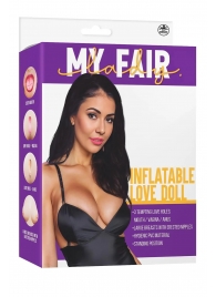 Телесная надувная секс-кукла с 3 любовными отверстиями - NMC - в Ачинске купить с доставкой