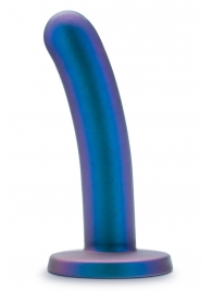 Синяя насадка с гладкой поверхностью Surrender 5.75 Inch Intermediate Pegging Dildo - 14,6 см. - Blush Novelties - купить с доставкой в Ачинске