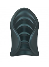 Серый сквозной мастурбатор с вибрацией Manwan Starter - Manwan - в Ачинске купить с доставкой