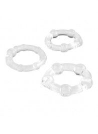 Набор из 3 эрекционных прозрачных колец - Boys of Toys - в Ачинске купить с доставкой