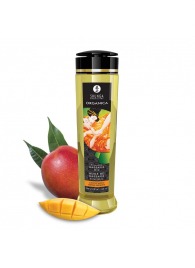 Массажное масло для тела Luscious Mango с ароматом манго - 240 мл. - Shunga - купить с доставкой в Ачинске