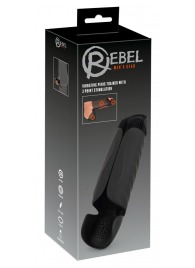 Черный вибромастурбатор с трехточечной стимуляцией Penis Trainer with 3 Point Stimulation - Orion - в Ачинске купить с доставкой