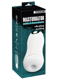 Белый мастурбатор Masturbator with 2 functions - Orion - в Ачинске купить с доставкой