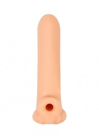 Телесный фаллоудлинитель Titan - 16,5 см. - Lola Games - в Ачинске купить с доставкой