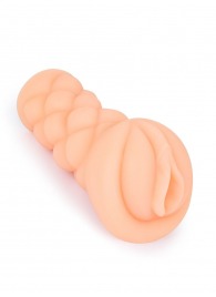 Телесный мастурбатор-вагина с вибропулей и эрекционными кольцами в комплекте - Sexy Girl - в Ачинске купить с доставкой