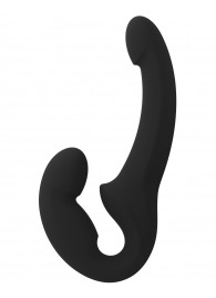 Черный безремневой страпон Share Lite - Fun Factory - купить с доставкой в Ачинске