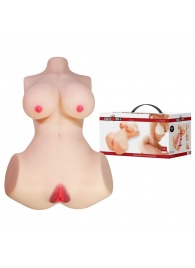Мастурбатор-торс Aveline с 2 любовными тоннелями - Baile - в Ачинске купить с доставкой