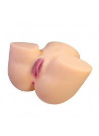 Телесный мастурбатор Liora с 2 любовными тоннелями - Baile - в Ачинске купить с доставкой